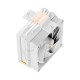 Кулер для процессора Ocypus Iota A40 WH, 120mm FAN, Display Panel, 4 HEAT PIPES, 4-PIN PWM, 500-2000 RPM, 29DBA, FDB, LGA115X/1200/1700/18XX, AM4/AM5