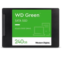 Твердотельный накопитель Western Digital Green SSD 2,5” SATA 240Gb, WDS240G3G0A, 1 year, (аналог WDS240G2G0A)
