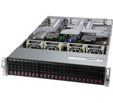 Серверная платформа Supermicro Ultra SuperServer 2U 220U-TNR noCPU(2)3rd Gen Scalable/TDP 270W/no DIMM(32)/8 NVMe+ 16 SATA(CBL-KIT-220U-TNR-8)/2x10Gbase-T 2x10G SFP+/ AOC-2UR68G4-i4XTS/2x1600W/SFT-DCMS-SINGLE