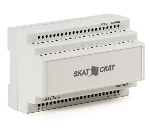 586 SKAT-12-6,0 DIN источник питания 12В 6А пластиковый корпус под DIN рейку 35 мм 586 SKAT-12-6,0 DIN источник питания 12В 6А пластиковый корпус под DIN рейку 35 мм