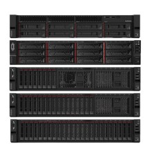 Сервер Lenovo ThinkSystem SR655 Rack 2U,1xEPYC 7702P 64C (2.0GHz/200W),16xDIMM DDR4 UP to 2TB,16xSFF SAS/SATA,2x25GbE SFP28,1x1100W,2x2.8m p/c, 7Z01S60900