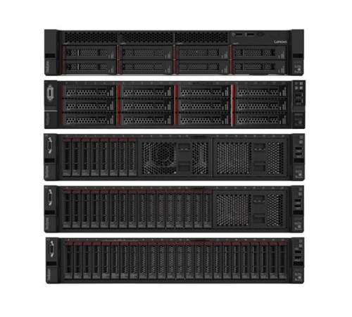 Сервер Lenovo ThinkSystem SR655 Rack 2U,1xEPYC 7702P 64C (2.0GHz/200W),16xDIMM DDR4 UP to 2TB,16xSFF SAS/SATA,2x25GbE SFP28,1x1100W,2x2.8m p/c, 7Z01S60900