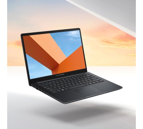 Ноутбук/ ASUS BM1403CDA-S60881 14"(1920x1080 (матовый) WVA)/AMD Ryzen 7 7735U(2.7Ghz)/16384Mb/512PCISSDGb/noDVD/Int:shared/Cam/BT/WiFi/42WHr/war 1y/1.38kg/Gentle Grey/DOS