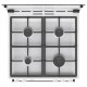 Газовая плита Gorenje/ Газовая плита Gorenje, автоматический электроподжиг варочной поверхности и духовки, чугунные решетки, цвет белый