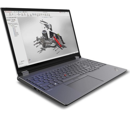 Ноутбук/ Lenovo ThinkPad P16 G2 16" WQUXGA (3840 x 2400) IPS 100%DCI-P3 800 nits, Intel i7-14700HX,  32GB DDR5, 1TB SSD, NVIDIA RTX™ 2000 Ada 8GB, Intel® Wi-Fi 6E, 1080P FHD RGB Cam, 94Wh,  Backlit Keys, Win 11 Pro,  ( EN_kbd , 3pin cable)