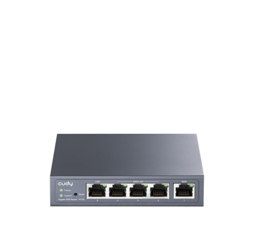 Маршрутизатор/ Gigabit Multi-WAN VPN Router, 1 GbE WAN,  1GbE LAN, 3 Configurable WAN/LAN,  Load balancing,  Link Backup, Zerotier/Wireguard/OpenVPN/IPSec/L2TP/PPTP VPN Server and Client, Zerotier,  IPv6, TR069/098/TR181/TR111, DNS over Cloudflare/Google/