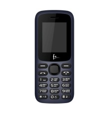 F+ F197 Dark blue, 1.77'' 128x160, 32MB RAM, 32MB, up to 32GB flash, 0.08Mpix, 2 Sim, BT v2.0, Micro-USB, 600mAh, 70g, 114 ммx48 ммx13 мм