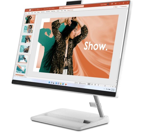 Моноблок/ Lenovo IdeaCentre AIO 3 24IAP7 23.8"(1920x1080 IPS)/Intel Pentium 8505(1.2Ghz)/8192Mb/256SSDGb/noDVD/Int:Intel UHD Graphics/Cam/BT/WiFi/war 1y/7.03kg/white/noOS + RU kbd, mouse USB Моноблок/ Lenovo IdeaCentre AIO 3 24IAP7 23.8"(1920x1080 IPS)/Intel Pentium 8505(1.2Ghz)/8192Mb/256SSDGb/noDVD/Int:Intel UHD Graphics/Cam/BT/WiFi/war 1y/7.03kg/white/noOS + RU kbd, mouse USB