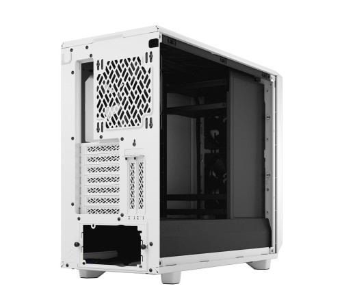 Корпус ПК без блока питания/ Case Fractal Design Meshify 2 TG Clear Tint, Midi-Tower, 3x140mm, 2xUSB-A 3.2 + 1xUSB 3.2 Type-C E-ATX, ATX, mATX, mITX White