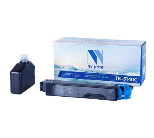 -/ Тонер-картридж NVP NV-TK-5140 Cyan для Kyocera ECOSYS M6030cdn/ M6530cdn/ P6130cdn (5000k)