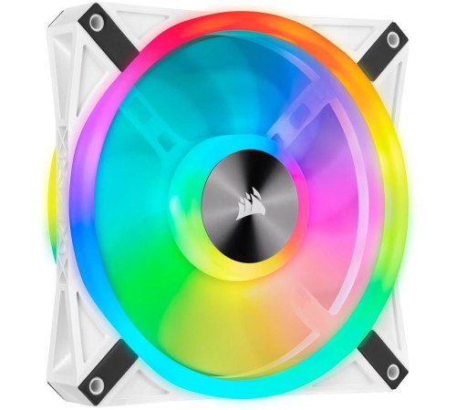 Кулер для корпуса/ Case Cooler Corsair iCUE QL140 RGB 140mm (140x140x25mm, 4-pin PWM, RGB, 50.2CFM, 26dBA, 1250RPM, White, 2pcs) Кулер для корпуса/ Case Cooler Corsair iCUE QL140 RGB 140mm (140x140x25mm, 4-pin PWM, RGB, 50.2CFM, 26dBA, 1250RPM, White, 2pcs)