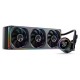 Система жидкостного охлаждения/ Water Cooling System JONSBO TH-360 Black (300W, 360mm, LED temp., Black, ARGB/ Fans: 3x120mm, 62.4CFM, 37.3dBA, 2400RPM/ Pump height 72mm, 30dBA, 2400RPM, Rad thickness 27mm/ S: 1851, 1700, 1200, 115X, AM5, AM4)