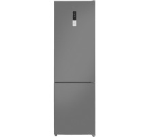 Холодильник MAUNFELD/ Инверторный компрессор, NoFrost, полезный объем 351 л, объем холодильной камеры 271 л, объем морозильной камеры 106 л, сенсорное управление, LED освещение, R600A, энергоэффективность А+, цвет нержавеющая сталь