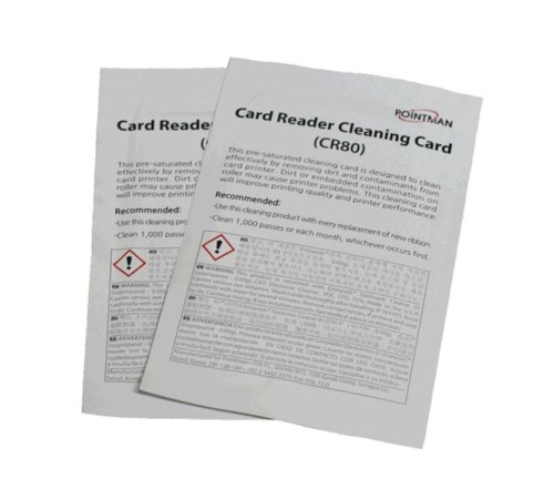 Набор чистящих карт CR80 (10шт.) для принтеров Pointman Pointman cleaning cards CR80