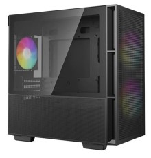 корпус Deepcool CH360 WH без БП, боковое окно (закаленное стекло), 2x140мм ARGB LED вентилятор спереди и 1x120мм ARGB LED вентилятор сзади, белый, mATX (R-CH360-WHAPE3-G-1)