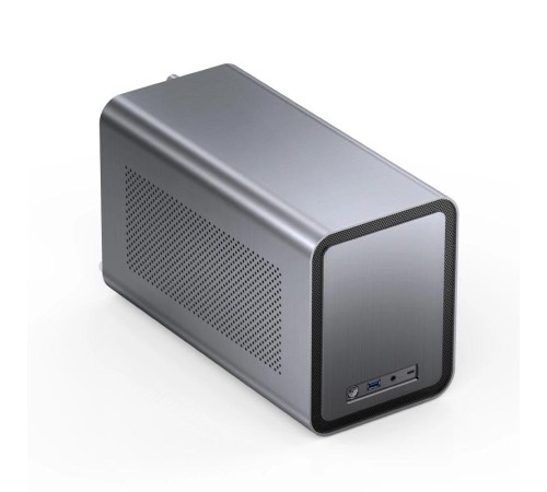 Корпус без блока питания/ Case JONSBO N1, Desktop SFF, 1x140mm, 1xUSB-A 3.0 + 1xUSB-C 3.2, SFX PSU Support, mITX Gray Корпус без блока питания/ Case JONSBO N1, Desktop SFF, 1x140mm, 1xUSB-A 3.0 + 1xUSB-C 3.2, SFX PSU Support, mITX Gray