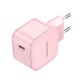Сетевое зарядное устройство Vention на 1 порт USB С 20W  Розовый, шт.