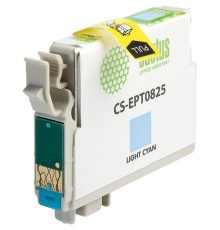 -/ Картридж струйный Cactus CS-EPT0825 T0825 светло-голубой (13.8мл) для Epson Stylus Photo R270/290/RX