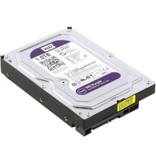 Жесткий диск/ HDD WD SATA3 1Tb Purple Video 64Mb