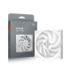 Кулер для ПК/ Case Cooler PCCooler F5R120 WH 3IN1 (120x120x25mm, 4-pin PWM, 46CFM, 26.88dBA, 1800RPM, White, 3pcs)