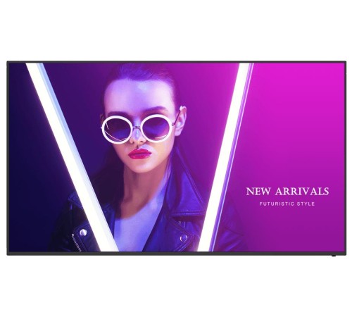 Информационный дисплей 65" 16:9 1920х1080(FHD) IPS, 60 Hz, 450cd/m2, H178°/V178°, 1300:1, 1.07B, 8ms, DVI, 2xHDMI, DP, RJ-45, RS232, 2xUSB Type A, USB Type B, Speakers, Android 5.1.1, 24/7, 3Y, Black Информационный дисплей 65" 16:9 1920х1080(FHD) IPS, 60 Hz, 450cd/m2, H178°/V178°, 1300:1, 1.07B, 8ms, DVI, 2xHDMI, DP, RJ-45, RS232, 2xUSB Type A, USB Type B, Speakers, Android 5.1.1, 24/7, 3Y, Black