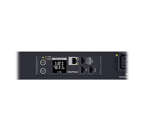Панель питания распределительная CyberPower PDU PDU81405 Switched Metered-by-Outlet, 0U type, 32Amp, plug IEC 309 32A, (21) IEC 320 C13 (3) IEC 320 C19