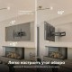 Кронштейн ONKRON/ 42-110" макс 800*600  наклон -5°/+15° поворот ±90° Макс нагрузка 100кг, от стены 103-1030мм черный