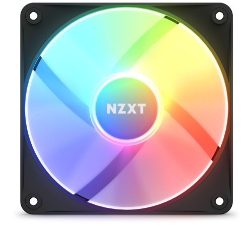 Кулер для корпуса ПК/ Case Cooler NZXT F120 RGB Core (120x120x25mm, 4-pin PWM, RGB, 78.86CFM, 33.88dBA, 1800RPM, Black)