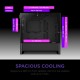 Корпус без блока питания/ Case NZXT H3 Flow (2025), Midi-Tower, TG, 1x120mm, 1xUSB-A 3.2 + 1xUSB-C 3.2, mATX, mITX Black