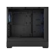 Корпус ПК без блока питания/ Case Fractal Design Pop Air RGB TG Clear Tint, Midi-Tower, 3x120mm RGB, 2xUSB-A 3.2 ATX, mATX, mITX Black