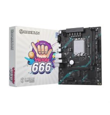 Материнская плата MAXSUN MS-H610M 666 WIFI6, LGA1700, H610, 2*DDR4, 3*SATA3, M.2, USB 3.2, USB 2.0, 1*PCIEx16, 1*PCIEx1, VGA+HDMI, mATX