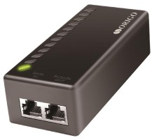 Инжектор ORIGO PoE-инжектор 802.3af/at, 1x1000Base-T LAN, 1x1000Base-T PoE Out, выход: 54 В DC