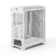 Корпус ПК без блока питания/ Case Fractal Design Meshify 3 TG Clear Tint, Midi-Tower, 3x140mm, 2xUSB-A 3.2 + 1xUSB 3.2 Type-C E-ATX, ATX, mATX, mITX, White