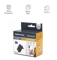 З/У для свинцово-кислотных аккумуляторов 6 и 12V GoPower ProLab 6-12 1.0A (1/100)