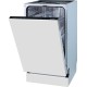 Встраиваемая посудомоечная машина GORENJE/ Встраиваемая, узкая, Класс энергопотребления: A+++, TotalDry: автооткрывание дверцы, Мотор Inverter PowerDrive, Конструкция: Полностью интегрируемая, Ширина: 448 мм, Высота: 815 мм