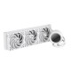 Водяное охлаждение для процессора/ Water Cooling System SAMA Q60 White (360mm, LED temp., White, ARGB/ Fans: 3x120mm, 86CFM, 30dBA, 2600RPM/ Pump height 64mm, 30dBA, 2800RPM, Rad thickness 27mm/ S: 1851, 1700, 1200, 20XX, 115X, AM5, AM4)