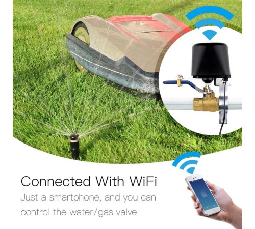 Клапан перекрытия воды и газа Moes Wi-Fi (Вскрытая упаковка) Клапан перекрытия воды и газа Moes Wi-Fi (Вскрытая упаковка)