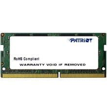 Оперативная память Patriot SL DDR4 16GB 2666MHz SO-DIMM SINGLE 1*16GB CL19 19-19-19-43 1.2V
