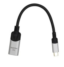 Aдаптер/ Aдаптер USB 3.1 Type-Cm --> HDMI A(f) 4K@60Hz, 0.15m ,Alum ,VCOM <CU423MV-4K>