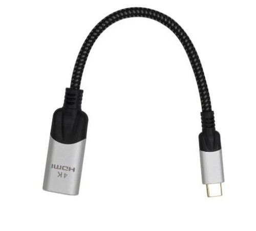 Aдаптер/ Aдаптер USB 3.1 Type-Cm --> HDMI A(f) 4K@60Hz, 0.15m ,Alum ,VCOM <CU423MV-4K>