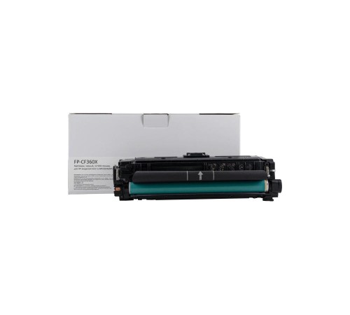 Картридж, черный, 12 500 страниц, для HP моделей Color LJ M553DN/M577DN (аналог CF360X), FP-CF360X