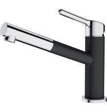 Смеситель Franke 115.0623.057/ Best, Смеситель ORBIT PULL-OUT, с выдвижным шлангом, хром/оникс