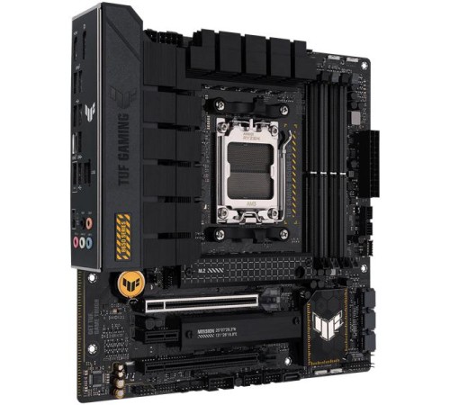 Материнская плата ASUS TUF GAMING B650M-PLUS, AM5, B650, 4*DDR5, 4*SATA, 2*M.2, 3*USB 3.2, 4*USB 2.0, Type-C, 3*PCIx16, 1*PCIx1, DP+HDMI, mATX; 90MB1BG0-M0EAY0
