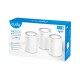 Wi-Fi Mesh-система/ AX1800 Wi-Fi 6 Mesh Solution 3-Pack, Chipset MediaTek, Dual-Band, 802.11ax/ac/a/b/g/n, 1201Mbps at 5GHz + 574Mbps at 2.4GHz, 2 Gigabit Ethernet Ports, 4 internal antennas, MU-MIMO, DDNS, Zerotier/Wireguard/OpenVPN/IPSec/L2TP/PPTP VPN