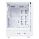 Корпус без блока питания/ Case HSPD M510, Mesh Mid Tower, White, TG, 0.5 SPCC, 4x120mm ARGB (Orbis F1) ATX, mATX, mITX 180/280/160mm 1x2.5", 1x3.5", 7xPCI 2xUSB-A 3.0 517x277x418mm