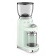 Кофемолка SMEG Стиль 50-х, Кофемолка с коническими жерновами, пастельный зеленый
