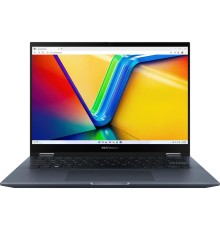 Ноутбук/ ASUS TP3402VA-LZ350W flip 14"(1920x1200 (матовый) IPS)/Touch/Intel Core i5 1335U(1.3Ghz)/16384Mb/512PCISSDGb/noDVD/Int:Intel UHD Graphics/Cam/BT/WiFi/50WHr/war 1y/1.5kg/Quiet Blue/Win11Home + NumberPad; стилус