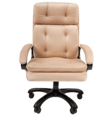 Офисное кресло Chairman 442 ткань T-6 бежевый (черный пластик)