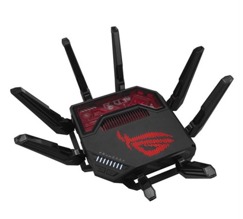 Роутер ASUS GT-BE19000//802.11 a/b/g/n/ac/ax/be,  2,4 + 6 gGz, black