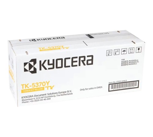 тонер-картридж Kyocera TK-5370Y/ Kyocera Toner TK-5370Y Yellow тонер-картридж Kyocera TK-5370Y/ Kyocera Toner TK-5370Y Yellow